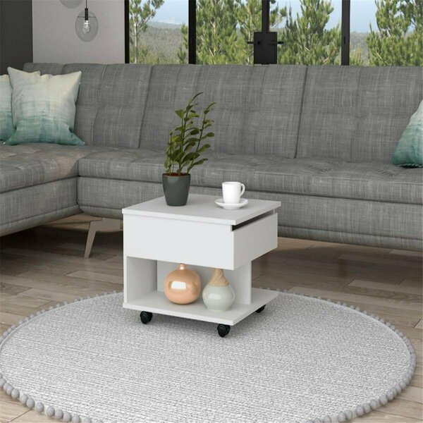 Depot E-Shop Babel Lift Top Coffee Table, White DE-MLB6579